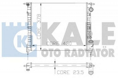 KALE OTO RADYATOR 108000 -  Радиатор, охлаждение двигателя